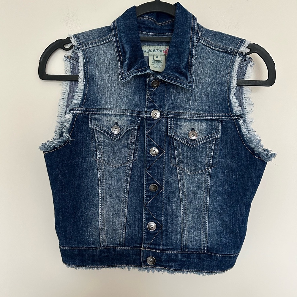 Paris Blues Denim Vest‎ - Size Medium